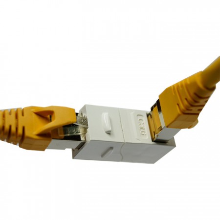 Acoplador RJ45 de 90 graus Cat 6 UTP