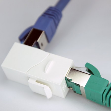 Acoplador en línea UTP Cat6A hembra a hembra