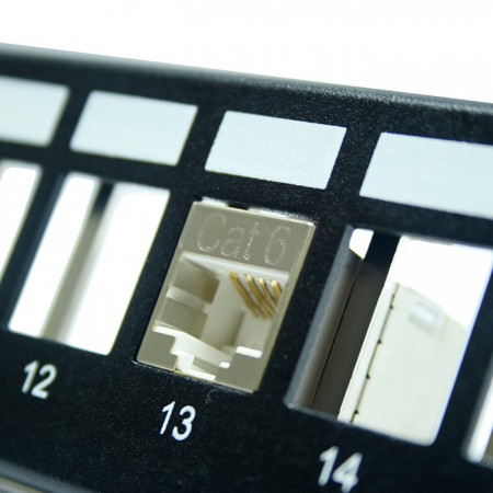 Shielded Cat6 180 Degree RJ45 Inline Coupler