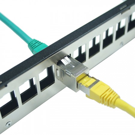 FTP 180 Degree Cat6 Coupler Jack