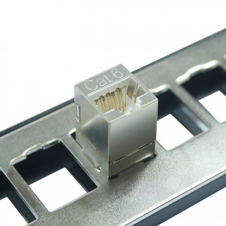 Cat 6 FTP 180 Degree LAN Cable Coupler