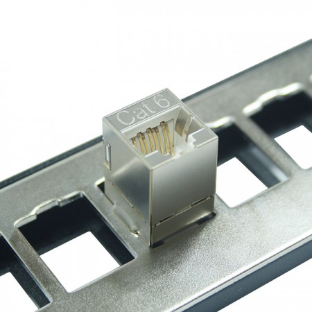Cat6 FTP 180 Degree LAN Cable Coupler