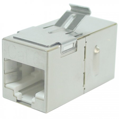 Cat.6 FTP 180 fokos Inline Coupler - Cat6 UTP Magas teljesítményű Inline Coupler