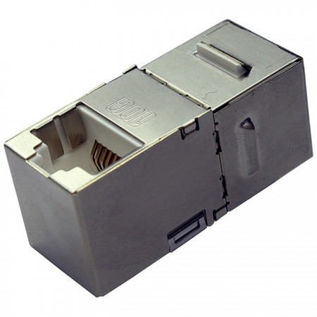موصل Cat.6A FTP بزاوية 90 درجة - موصل Cat6A FTP المتوافق مع الألواح الفارغة