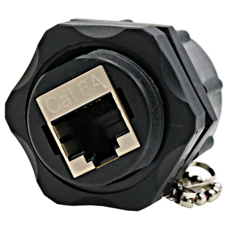 Cat 6A IP68 Industrial Inline Coupler