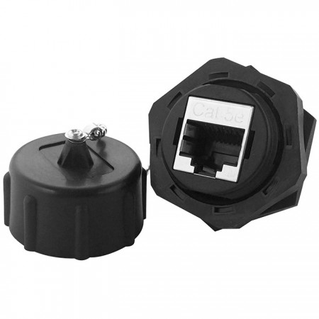 کابل کات 5E STP ضد آب 180 درجه RJ45