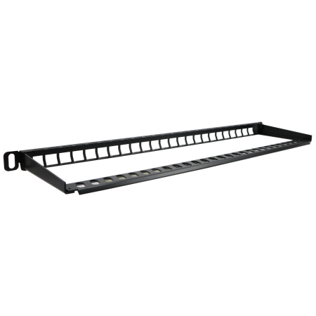 Pannello vuoto UTP da 24 porte 0.5U per jack Keystone Cat5E