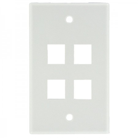 แผ่นผนังโมดูลาร์แบบอเมริกันสีขาว 1 ช่อง