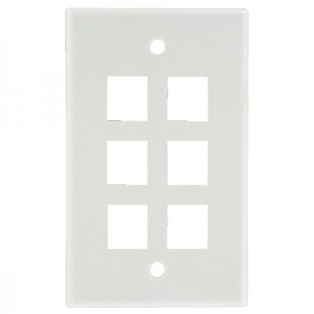 ซ็อกเก็ตข้อมูลแบบอเมริกันสีงาช้าง 1 ช่อง