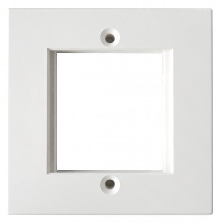 British Style Single Gang Faceplate - 86 x 86 mm British Style Faceplate