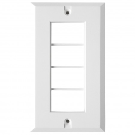 Brittisk 6C-stil dubbel väggplatta - 146 x 86 mm brittisk 6C-stil frontplatta 2-port