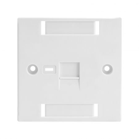 British Wall Plate 1 Port With Shutter