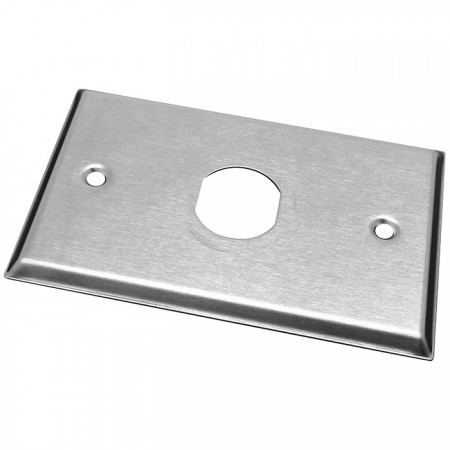 IP44 Industriële RJ45 Keystone Roestvrijstalen Faceplate - IP44 Industriële RJ45 Keystone Roestvrijstalen Faceplate