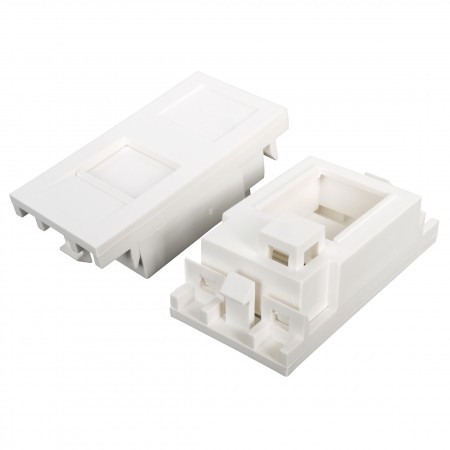 Brit RJ45 üres modul zárt