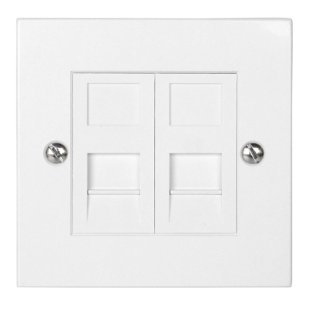 Módulo Descarregado RJ45 Britânico com Tampa