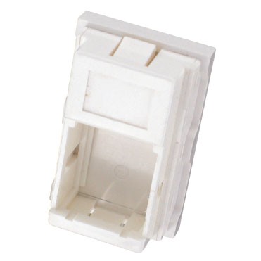 ماژول شاتر شده 6c بارگذاری نشده RJ45 بریتانیایی - ماژول بریتانیایی RJ45 اسکرین شده 6C بدون بار