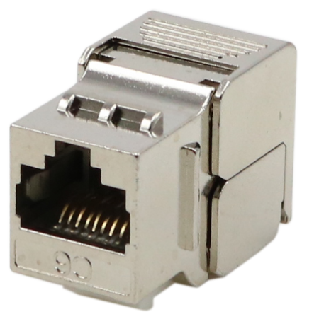 Cat6 STP Toolfree Slim Modulaire Jack Met IDC Kap