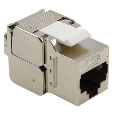 Cat6A T568A och T568B Kopplingsscheman Slim Keystone Jack