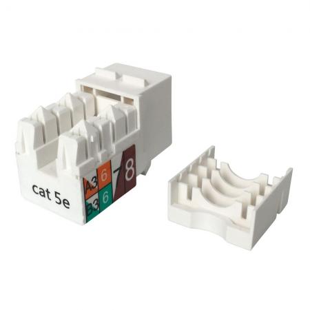 موصل RJ45 إيثرنت بزاوية 90 درجة كات 5E UTP