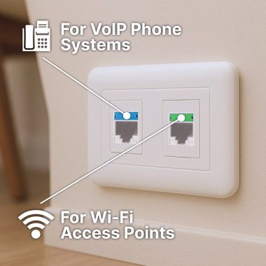 Gestión de Red Fácil con Codificación de Color en Jack Keystone UTP