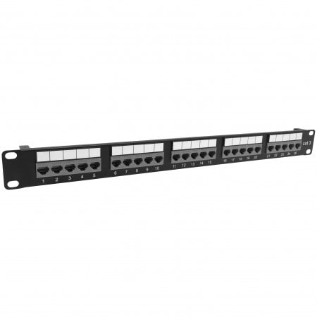 Katt3 25 Port Röstpanel Verktygslös Typ - Katt 3 25 Port Verktygslös Röst Patch Panel