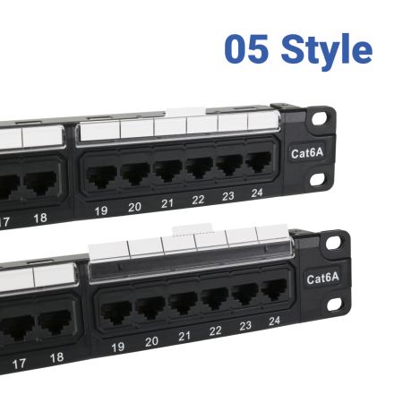 Cat6 UTP 1U 24Port RJ45 แพทช์แพนเนล ราคาขายส่ง