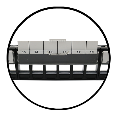 UL94V-0 Unloaded Patch Panel With Shutter