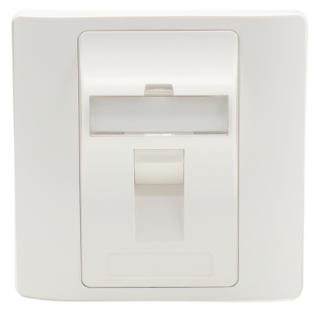 Placa Frontal Angulada Britânica com Tampa 1, 2 Portas Disponíveis