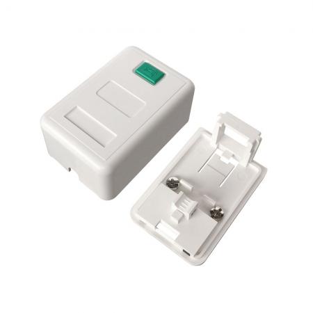 Caja eléctrica sin carga UL94V-0 1 puerto