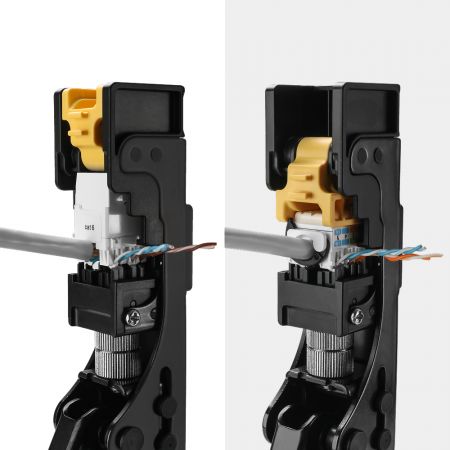 أداة إنهاء سريعة لمآخذ RJ45