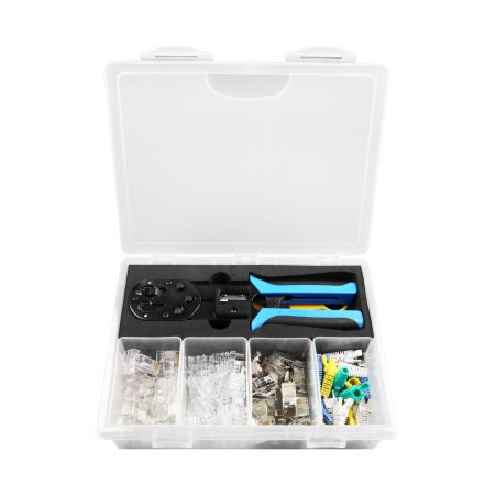 Kit de Herramientas RJ45 con 1 Crimpador