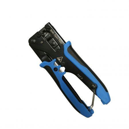 Compact Crimper For Easy RJ45 Pass Thru Plugs