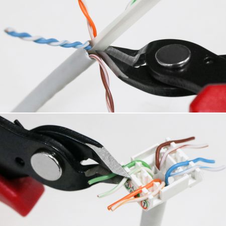 Flush Cutter för koppartrådar och kabelspline