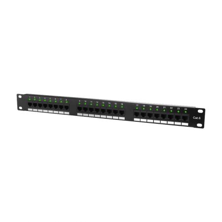 RJ45 Cat. 6 LED UTP 패치 패널 - LED 표시기가 있는 Cat6 패치 패널