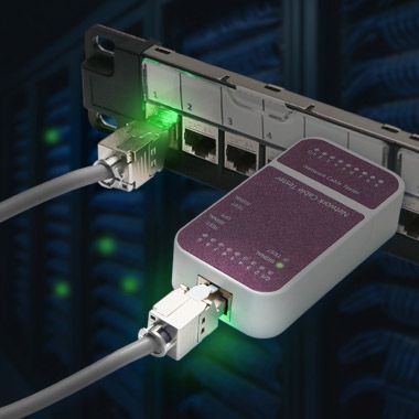 Identificación LED instantánea para un trazado de cables rápido y preciso