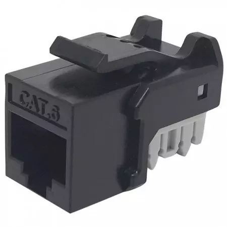 Jack Keystone Cat.6 UTP a 90 gradi 110