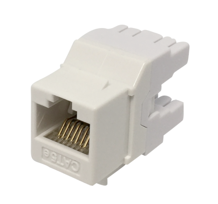 Nieosłonięty certyfikowany UL Cat5E gniazdo kątowe 180 stopni