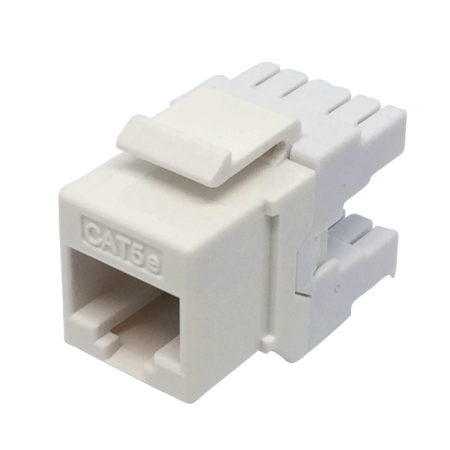 Cat.5E UTP 180 graden 110 en Krone Keystone Jack - Cat5E UTP 180 graden Punch Down Keystone Jack