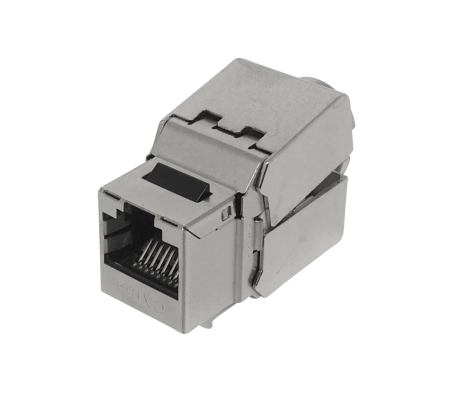 다채로운 주택 Cat5E 차폐 180도 키스톤 잭