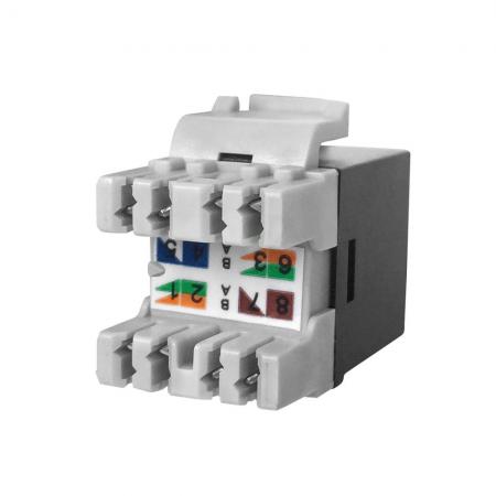Cat 6 UTP Slim Keystone Jack With 20mΩ Contact Resistance