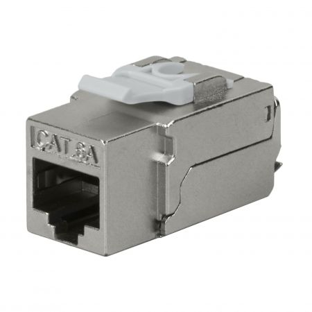 Cat.6A STP 90 grader 110 Punch Down Keystone Jack - CAT6A 90 graders slag ner Keystone Jack