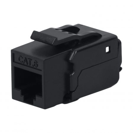 Jack Keystone Cat.6 UTP 90 gradi senza attrezzi - Jack di rete femmina Cat6 8P8C 90 gradi senza attrezzi