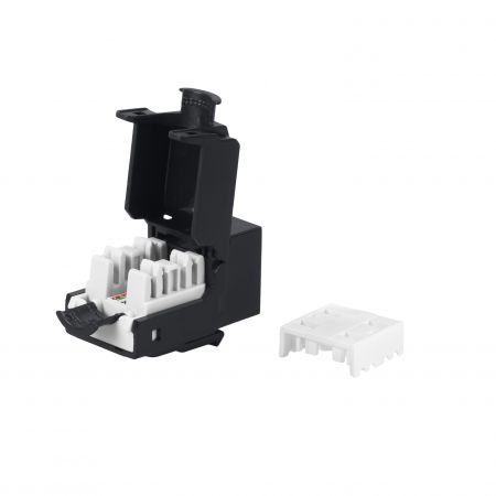 Jack Keystone Cat6 90° conforme RoHS senza attrezzi