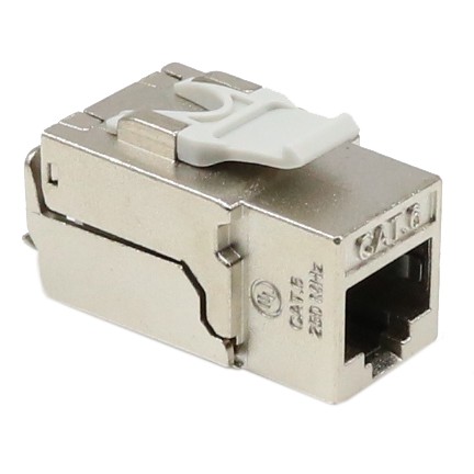 موصل كات 6 محمي بدون أدوات بزاوية 90 درجة