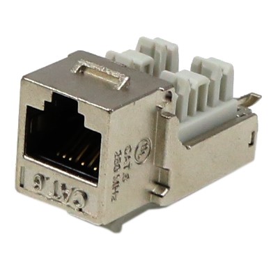 موصل كات 6 STP بزاوية 90 درجة بدون أدوات 8P8C