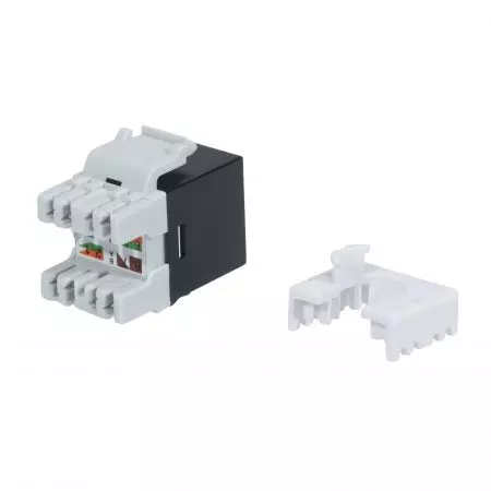 Unshielded Cat6 110 And Krone Keystone Jack With Shutter