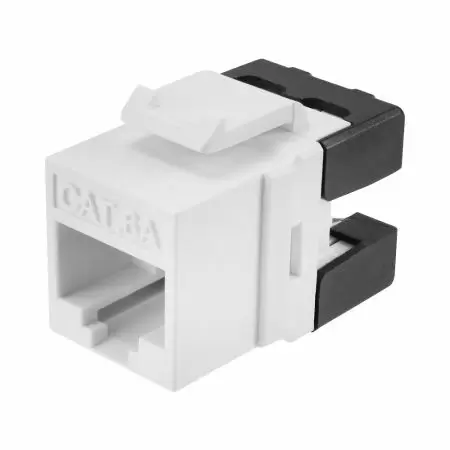 RJ45 UTP 180 Grad nedslagnings Keystone Jack - Cat6A, Cat6, Cat5e UTP nedslagnings Keystone Jack