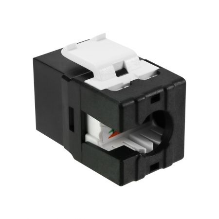 Conector Keystone RJ45 UTP delgado para cableado de alta densidad