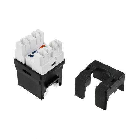 Conector Keystone UTP delgado de 180 grados 8P8C