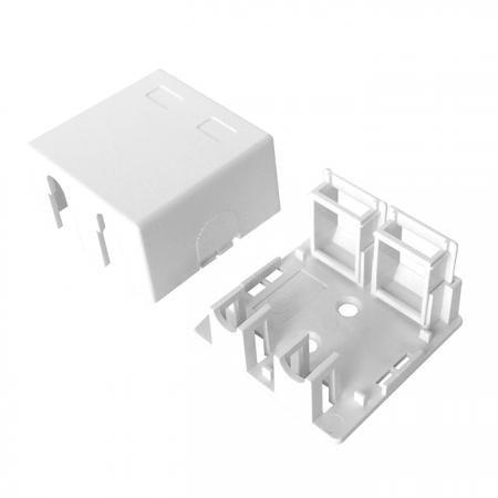 Коробка для монтажа на поверхности с 2 портами - Коробка для монтажа на поверхности с 2 портами